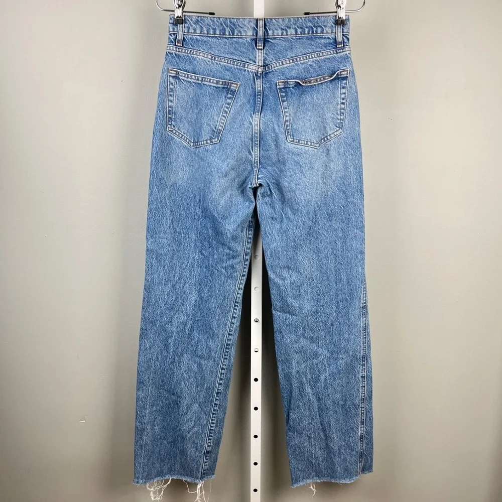 Reformation Jeans Womens 26 Val 90's Mid Rise Straight Leg Denim Colorado Wash - Picture 5 of 8
